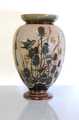 Lot 51 - A Doulton Lambeth stoneware vase