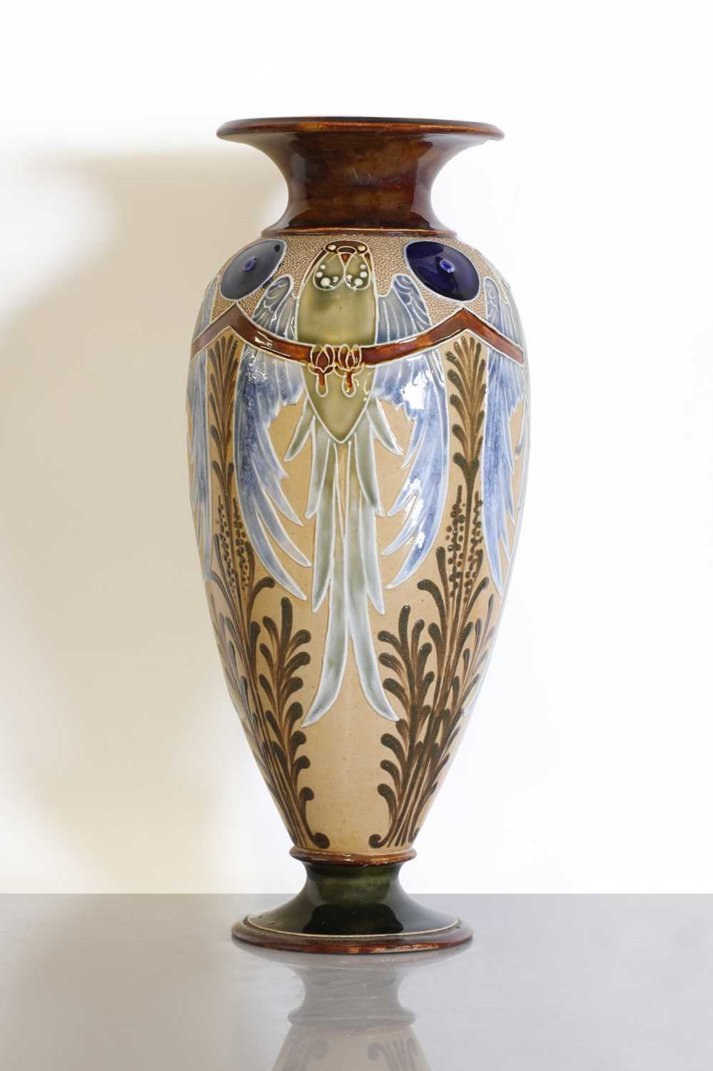 Lot 49 - A Royal Doulton stoneware vase