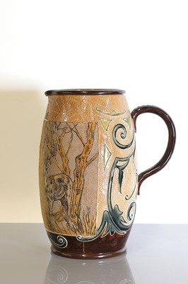 Lot 39 - A Doulton Lambeth stoneware jug