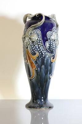 Lot 74 - A Royal Doulton stoneware vase