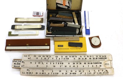 Lot 169 - A extensive collection of slide rules