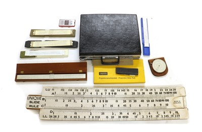 Lot 169 - A extensive collection of slide rules
