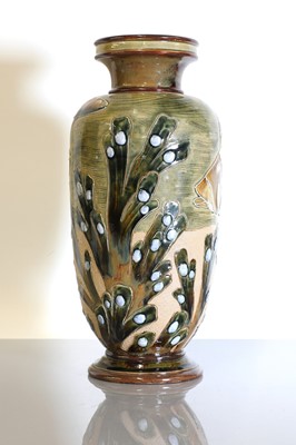 Lot 76 - A Doulton Lambeth stoneware vase