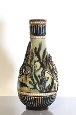 Lot 83 - A Doulton Lambeth stoneware vase
