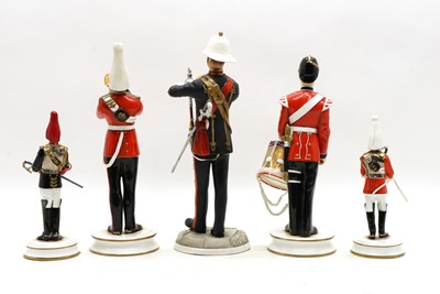 Lot 75 - A set of Michael Sutty porcelain military figures