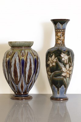Lot 20A - A Doulton Lambeth vase