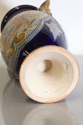 Lot 104 - A Doulton Lambeth stoneware vase