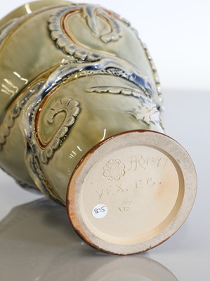 Lot 75 - A Doulton Lambeth stoneware vase