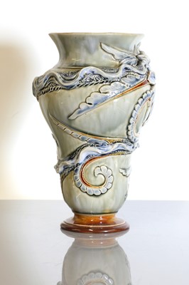 Lot 75 - A Doulton Lambeth stoneware vase