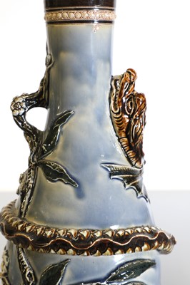 Lot 82 - A Doulton Lambeth stoneware vase