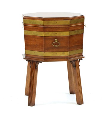 Lot 511 - A Regency mahogany wine cooler