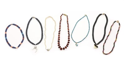 Lot 152 - A quantity of bead necklaces