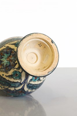 Lot 107 - An art pottery twin-handled vase
