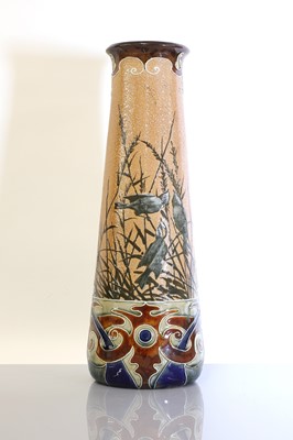 Lot 55 - A Royal Doulton stoneware vase