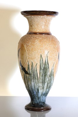 Lot 57 - A Doulton Lambeth stoneware vase