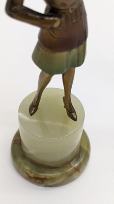 Lot 193 - Two Art Deco cold-painted figures