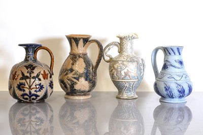 Lot 51 - A Doulton Lambeth Carrara stoneware jug