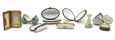 Lot 248 - A collection of Limoges pill boxes and similar