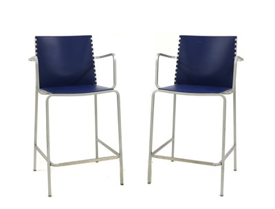 Lot 387 - A pair of Desalto ‘Zip’ stools