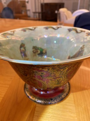 Lot 92 - A Wedgwood 'Fairyland Lustre' footed bowl