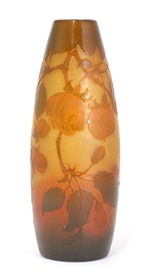 Lot 56 - A D'Argental cameo glass vase