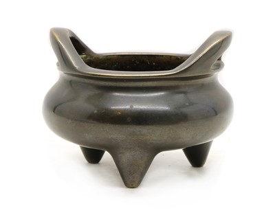 Lot 144 - A Chinese bronze censer