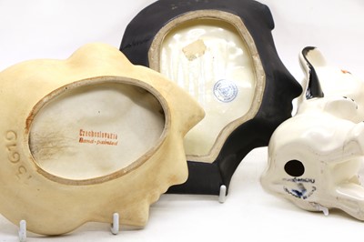 Lot 56 - A collection of seven Art Deco Czechoslovakian ashtrays