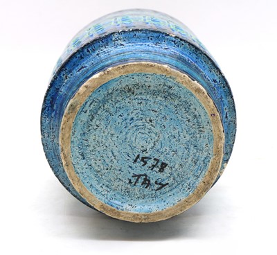 Lot 96 - An Italian Rimini Blu Bitossi stoneware vase