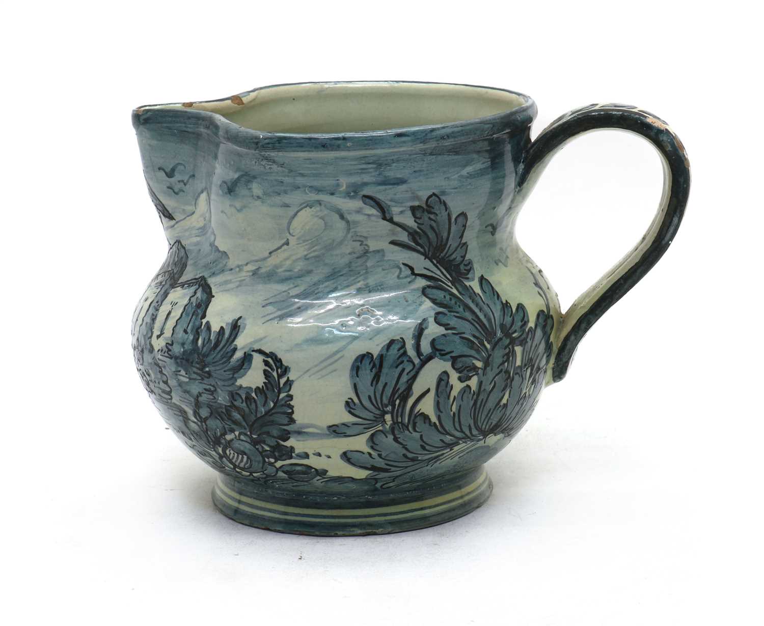 Lot 222 - A Delft jug
