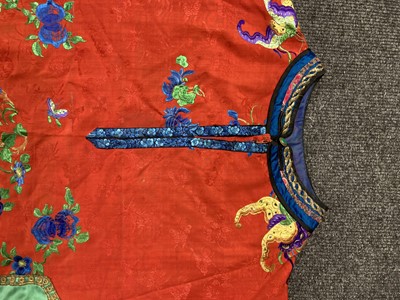 Lot 142 - A collection of Chinese embroidery