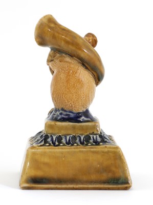 Lot 64 - A Doulton stoneware 'Mouse Musician' figure