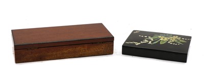 Lot 263A - A Windsor & Newton mahogany paint box