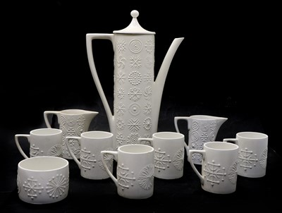 Lot 89 - A Portmeirion pottery 'Totem' coffee service