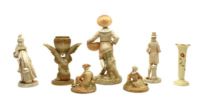 Lot 108 - A group of five Royal Worcester figures