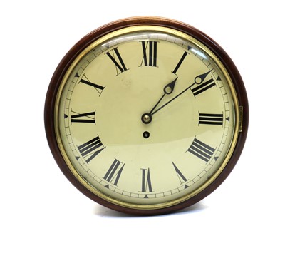 Lot 245 - A Victorian mahogany wall clock