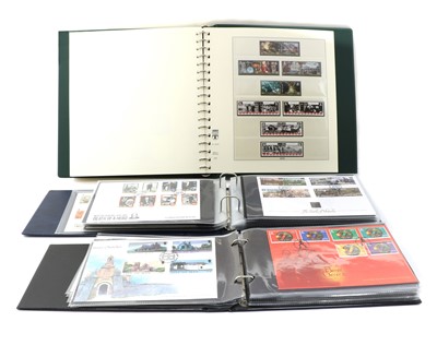 Lot 196 - Four Stanley Gibbons QEII GB albums from 1950 through to 2009