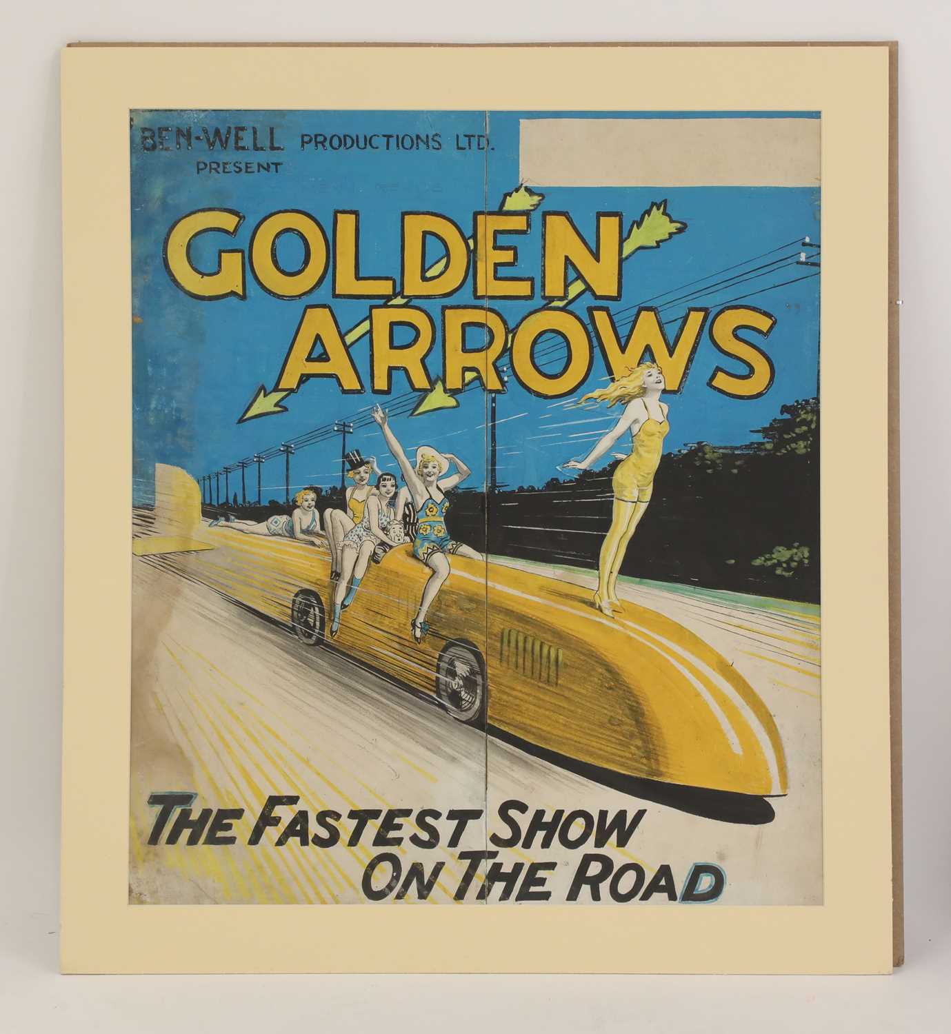 Lot 120 - 'Golden Arrows - The Fastest Show on the Road' and 'Maurice Cowan Presents - The Yellow Mask'