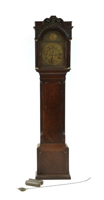 Lot 362 - A George II and later longcase clock