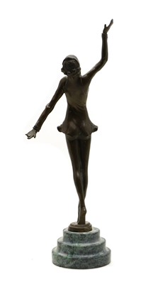 Lot 301 - A bronze model of a dancing girl