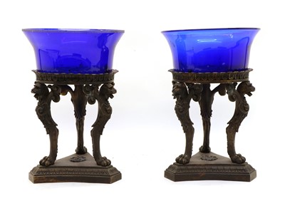 Lot 303 - A pair of Empire style tazza