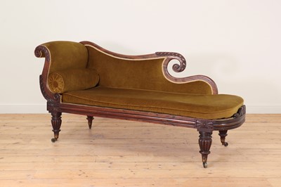 Lot 212 - A rare, early Victorian, solid rosewood double-sided settee