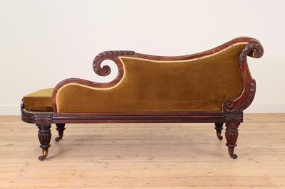 Lot 212 - A rare, early Victorian, solid rosewood double-sided settee