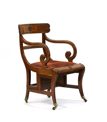 Lot 338 - A metamorphic library chair