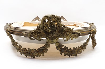 Lot 373 - A gilt metal canopy