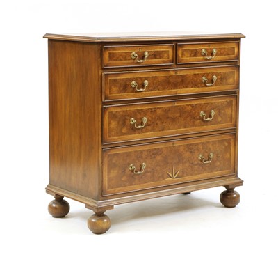 Lot 357 - A William IV style chest of drawers