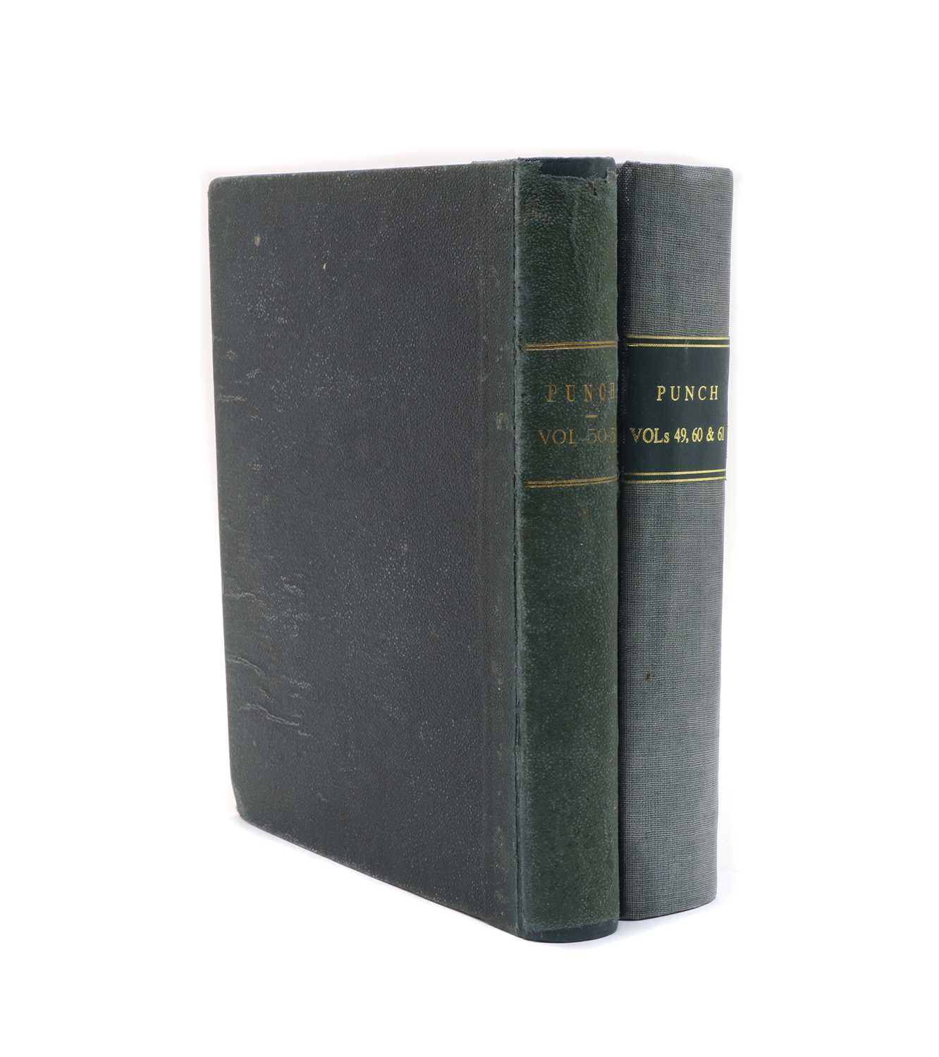 Lot 197 - A collection of thirty bound volumes of Punch magazine