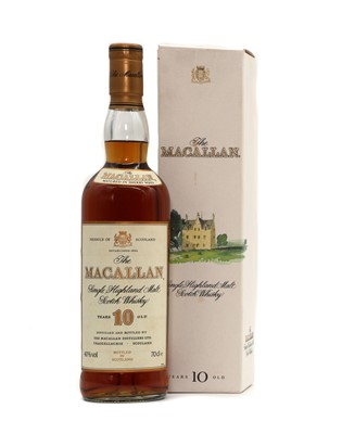 Lot 327 - The Macallan, Single Highland Malt Scotch Whisky, 10 years old (1, boxed)