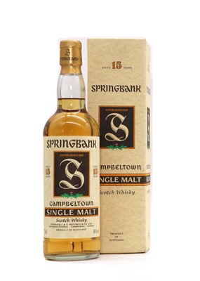 Lot 322 - Springbank, Campbeltown Single Malt, Scotch Whisky, 15 years old (1, boxed)