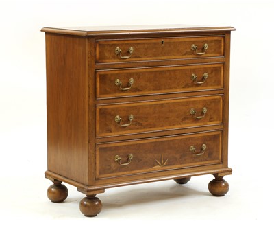 Lot 358 - A William IV style chest of drawers