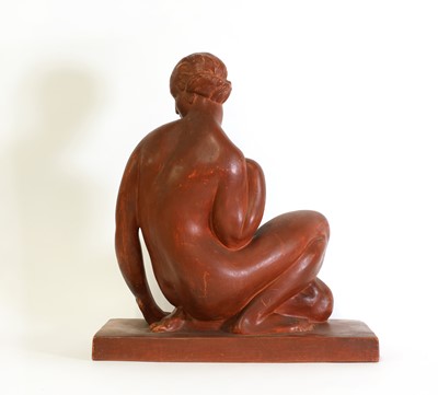 Lot 95 - A French Art Deco terracotta figure